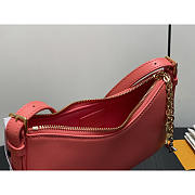 Louis Vuitton Pochette LV Bloom Calfskin Rose 23x10x4cm - 2