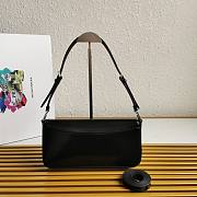Prada brushed-leather Black shoulder bag 26x12x4.8cm - 3