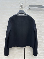 Hermes Embroidered jacket with leather - 2