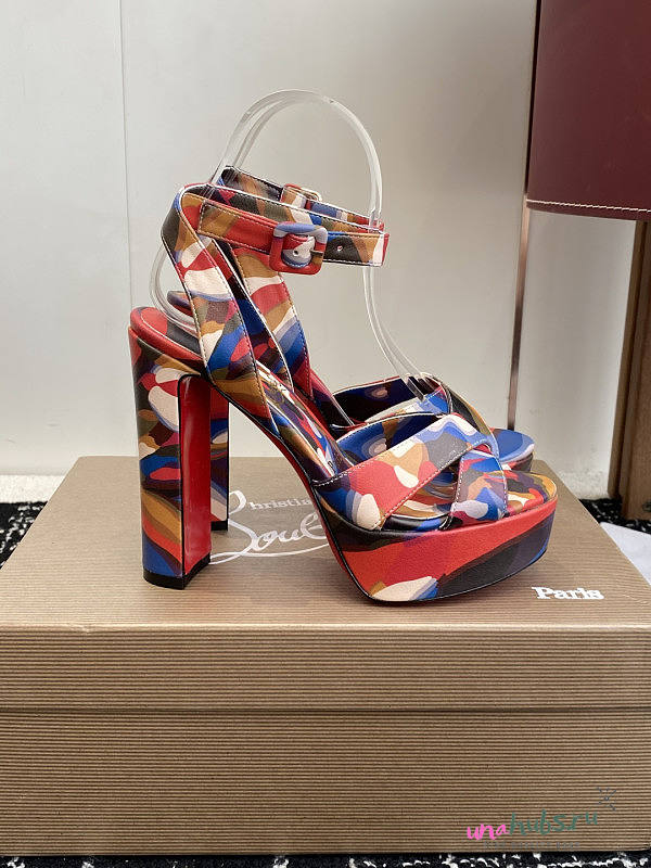 Christian Louboutin Supramariza 130mm Leather Sandals - 1
