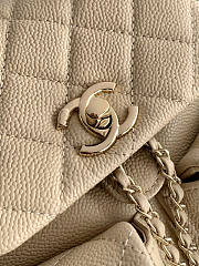Chanel Backpack Cream Caviar 21x20x12cm - 2