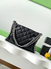 Chanel Chain Around Hobo Black Lambskin 29x12x31cm - 2