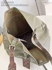 Louis Vuitton Carryall Vibe MM Green 39x30x15cm - 5