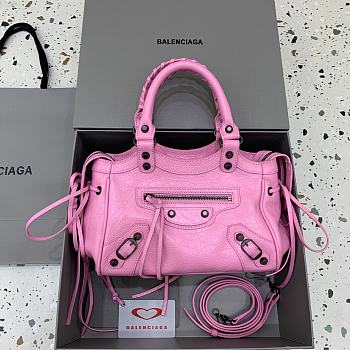 Balenciaga Le City Bag Mini in glossy pink 24x11x17cm