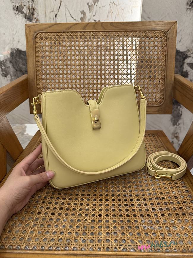 Celine Camille 16 Soft Bag Yellow - 24.5x21.5x5cm  - 1
