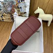 Hermes Mini garden party Burgundy 23cm  - 2