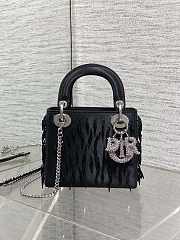 Dior Mini Lady Bag Black 17cm - 1