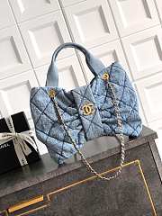Chanel 25k Bag Denim 38x29x5cm - 1