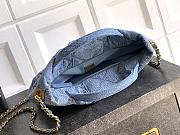 Chanel 25k Bag Denim 26x18x5cm - 5