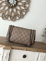 Chanel Flap Bag Vintage Taupe Caviar 30x18x4cm - 2