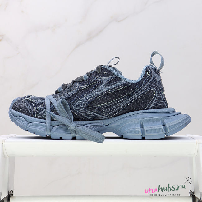 Balenciaga 3XL distressed lace-up sneakers - 1