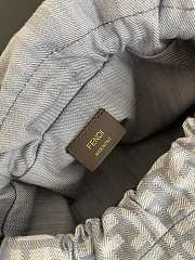 Fendi Mamma Baguette Medium Blue denim 26.5x18x8.5cm - 3