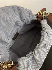 Fendi Mamma Baguette Medium Blue denim 26.5x18x8.5cm - 4