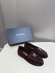 Chanel Burgundy Loafer - 1
