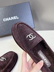 Chanel Burgundy Loafer - 5