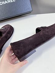 Chanel Burgundy Loafer - 4