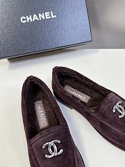 Chanel Burgundy Loafer - 2