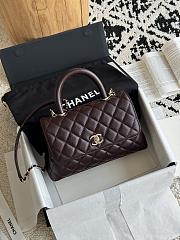 Chanel Coco Handle Dark Brown 23cm - 1