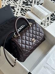 Chanel Coco Handle Dark Brown 23cm - 4
