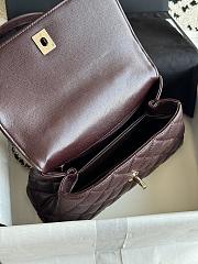 Chanel Coco Handle Dark Brown 23cm - 2