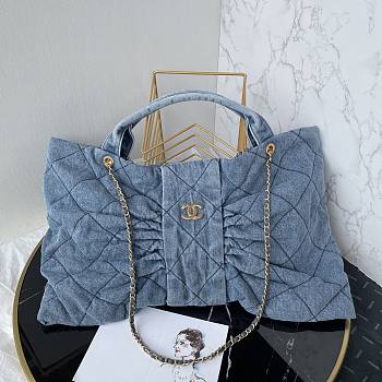 Chanel Large 25k Bag Denim 51x42x5cm