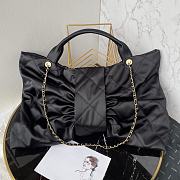 Chanel Large 25k Bag Black Leather 51x42x5cm - 4