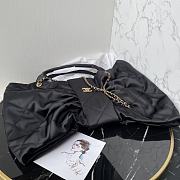 Chanel Large 25k Bag Black Leather 51x42x5cm - 3