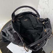 Chanel Large 25k Bag Black Leather 51x42x5cm - 2