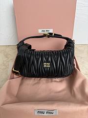 Miu Miu Matelassé Black leather Pouch 15x8.5x8cm - 1