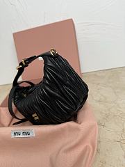 Miu Miu Matelassé Black leather Pouch 15x8.5x8cm - 3