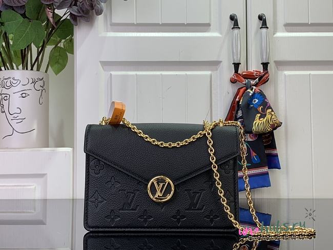 Louis Vuitton Wallet On Chain Rosy Black 19.5x13.5x6.5cm - 1
