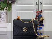 Louis Vuitton Wallet On Chain Rosy Black 19.5x13.5x6.5cm - 1