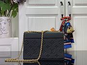 Louis Vuitton Wallet On Chain Rosy Black 19.5x13.5x6.5cm - 2