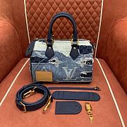 Louis Vuitton x Nigo Speedy Denim 25x15x15cm - 1