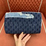 Louis Vuitton x Nigo Speedy Denim 25x15x15cm - 3