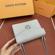 Louis Vuitton Wallet On Chain Rosy Grey 19.5x13.5x6.5cm - 3