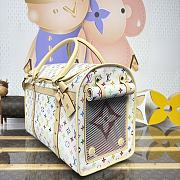 Louis Vuitton Dog carrier White 44x23x32cm - 5