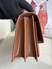 YSL Sunset Bag Brown 22x16x6cm - 4