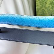 Gucci Blue Belt 4cm - 2