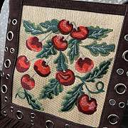 Valentino Garavani Nellcôte Small Shoulder Bag Cherryfic 20x20x3cm - 4