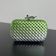 Bottega Veneta Knot Silver Green 20x12x5.5cm - 1