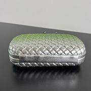 Bottega Veneta Knot Silver Green 20x12x5.5cm - 5