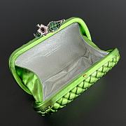 Bottega Veneta Knot Silver Green 20x12x5.5cm - 4