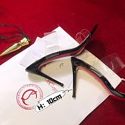 Christian Louboutin Just Nothing Black 10 PVC Mules - 3