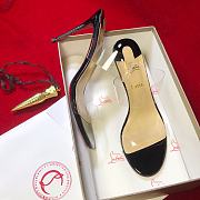 Christian Louboutin Just Nothing Black 10 PVC Mules - 2
