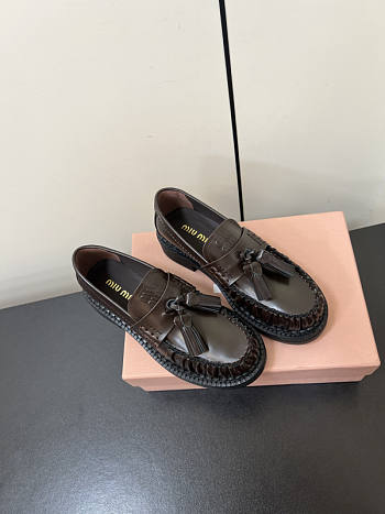 Miu Miu Brown Loafer