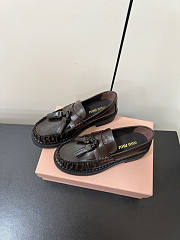 Miu Miu Brown Loafer - 3