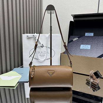 Prada Brown Pouch 22x9x7.5cm