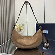 Prada Demi-lune large suede shoulder bag 42x19.5x8.5cm - 4