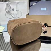 Prada Mariner small suede bucket bag 28x23.5x16.5cm - 5